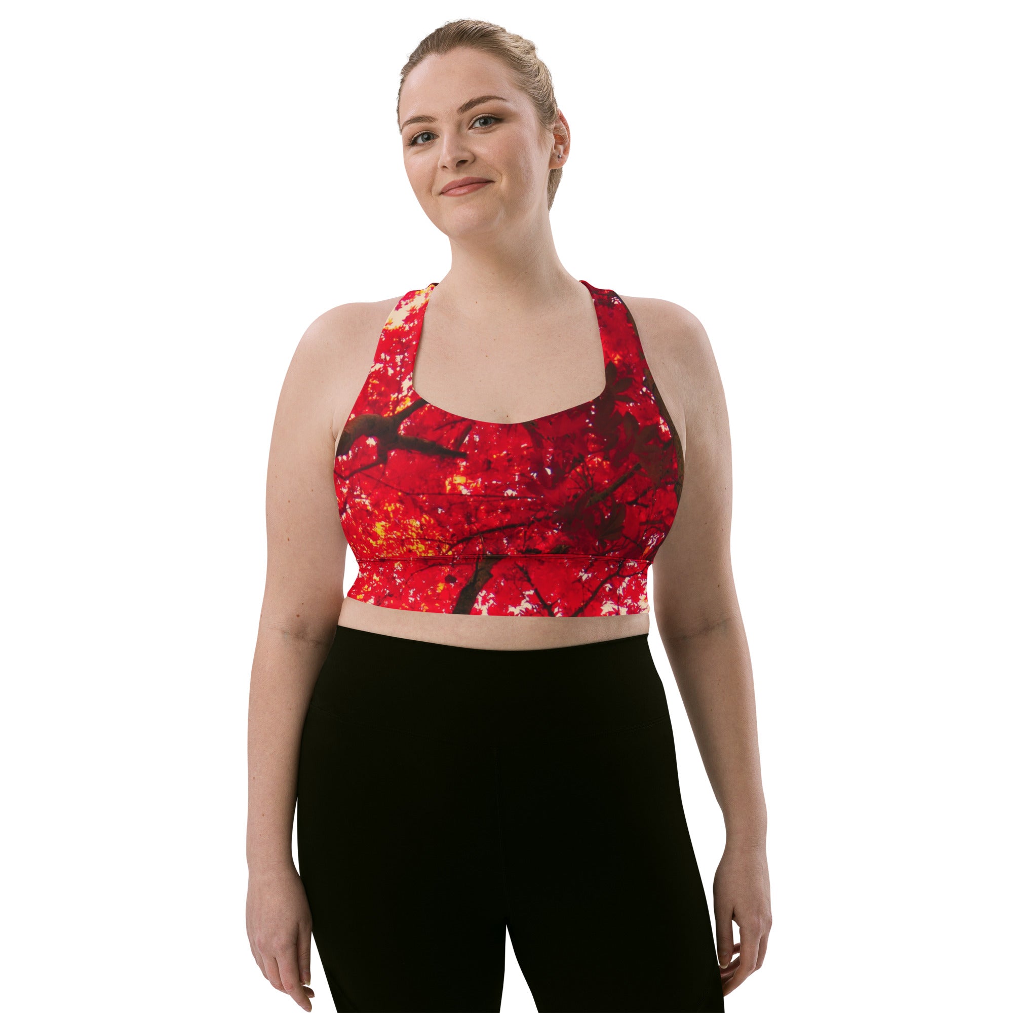 Oh Canada Longline sports bra