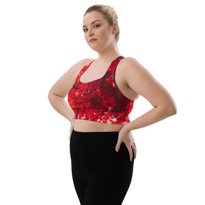 Oh Canada Longline sports bra