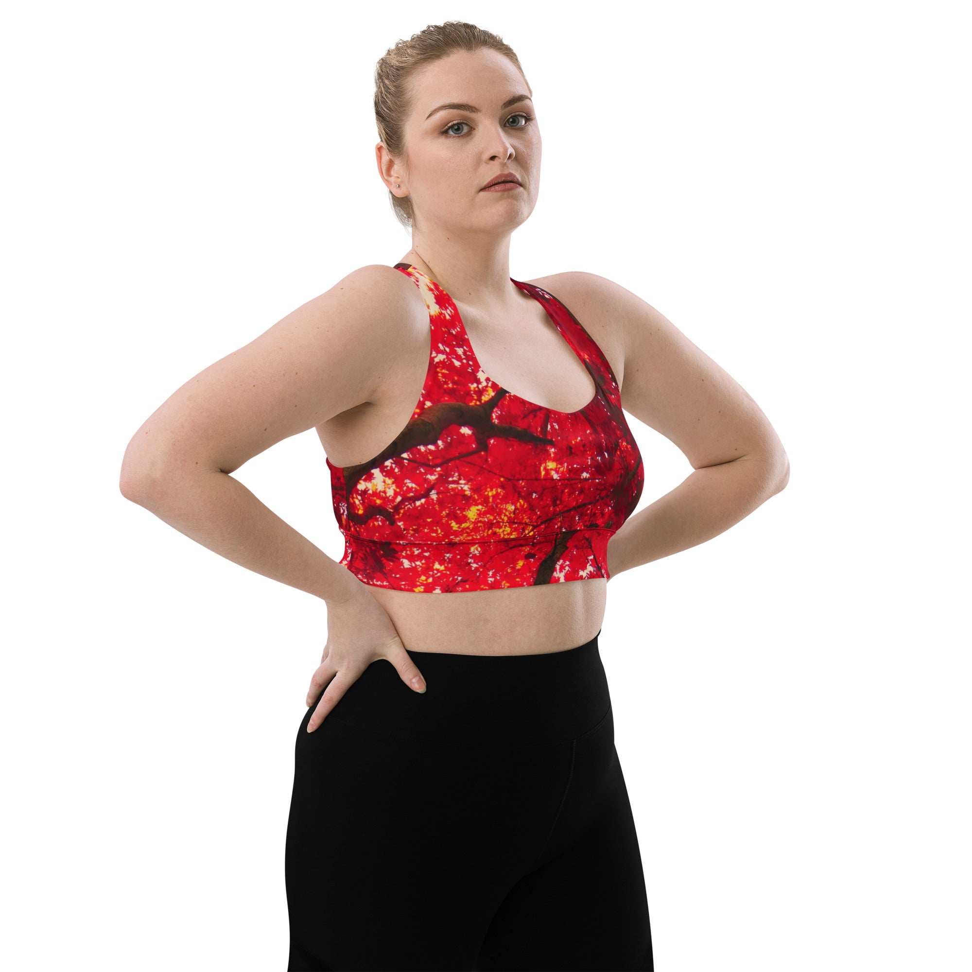 Oh Canada Longline sports bra