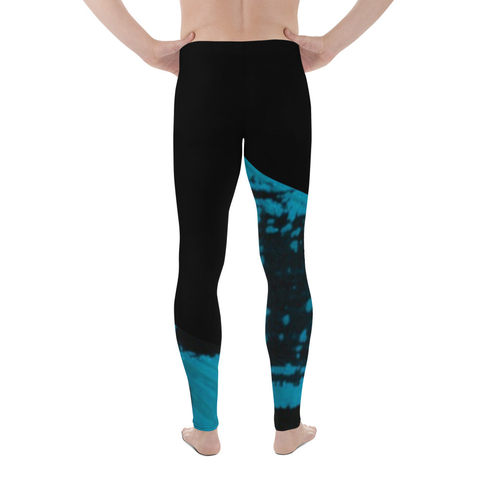 Sauber Sage Men's Leggings in Blue