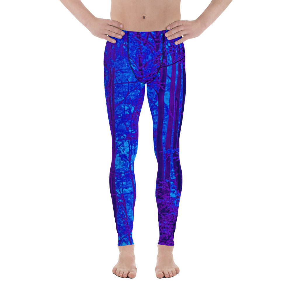 Into The Woods Mystic Blue Men's Leggings