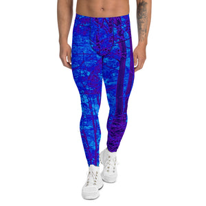 Into The Woods Mystic Blue Men's Leggings