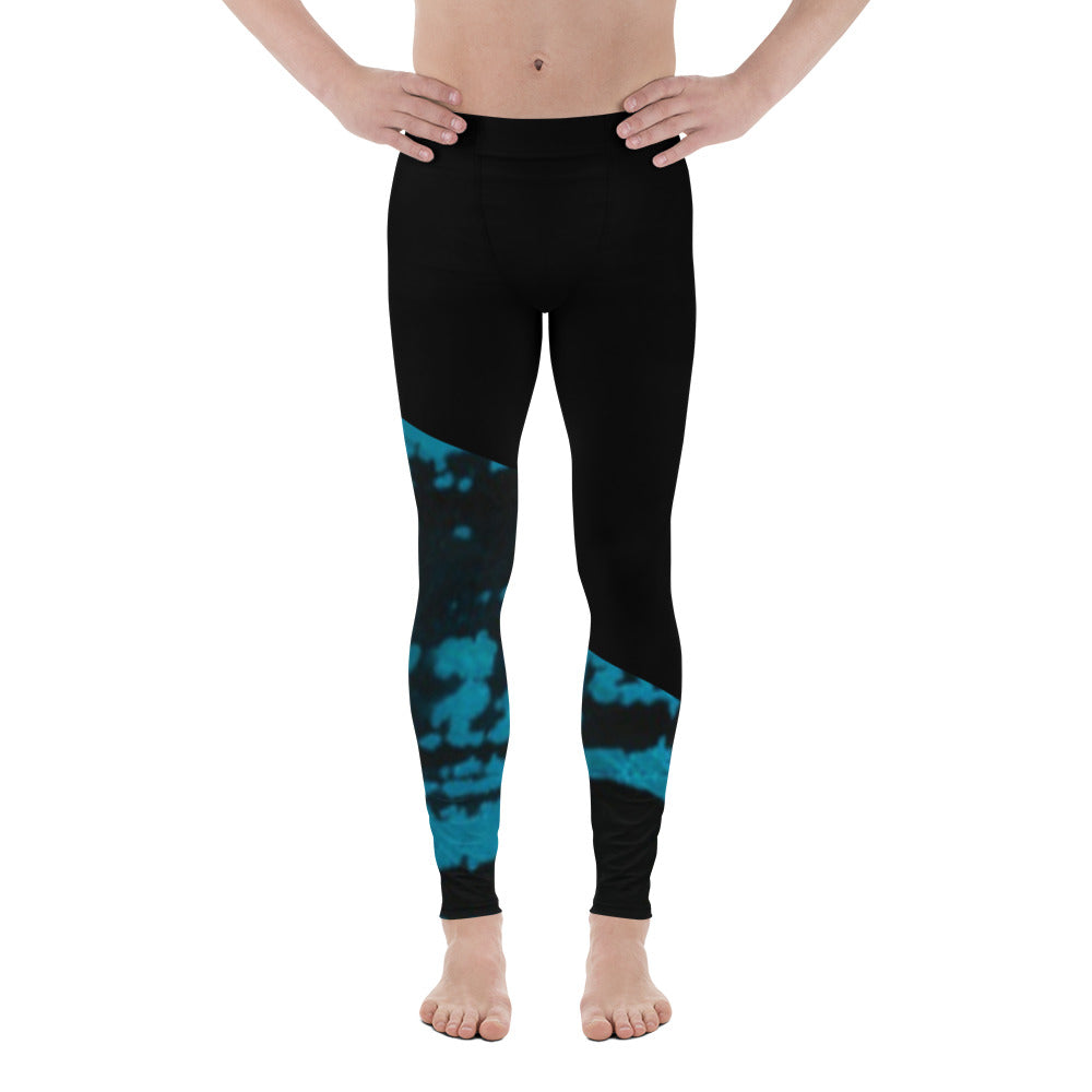 Sauber Sage Men's Leggings in Blue