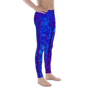 Into The Woods Mystic Blue Men's Leggings