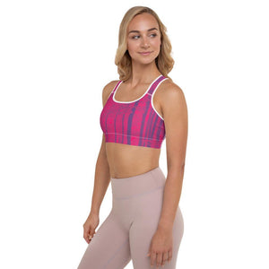 Into The Woods Hot Pink Padded Sports Bra - Munchkin Place Shop 