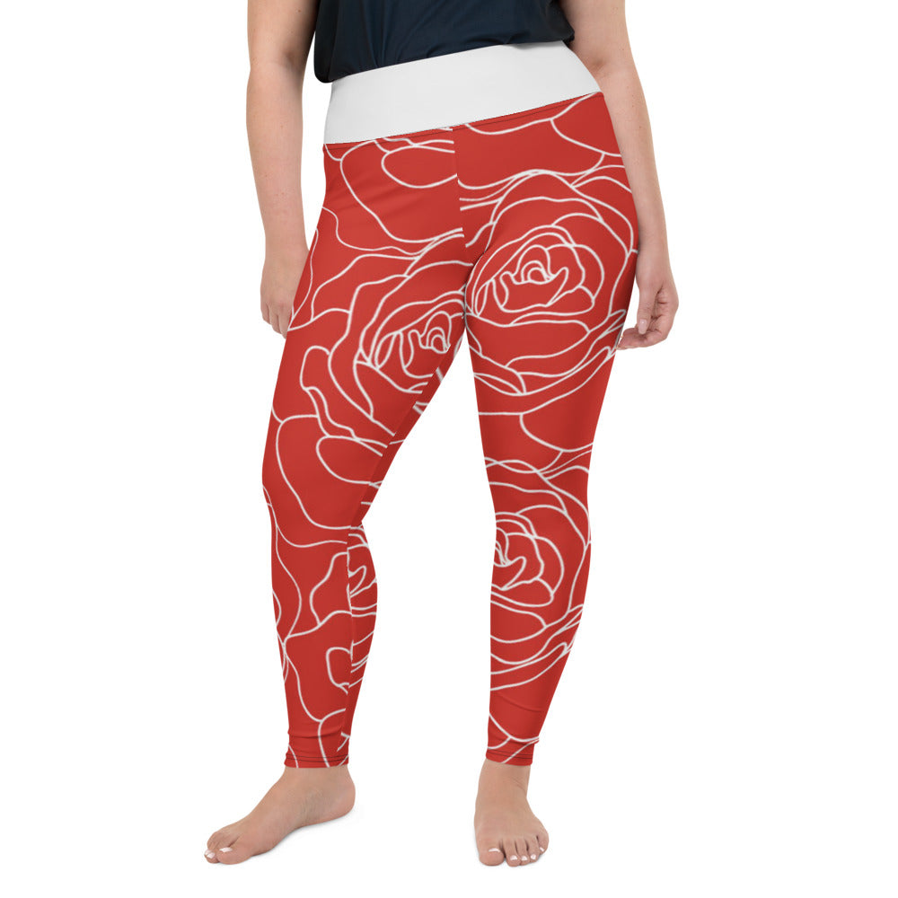 Rose Plus Size Leggings