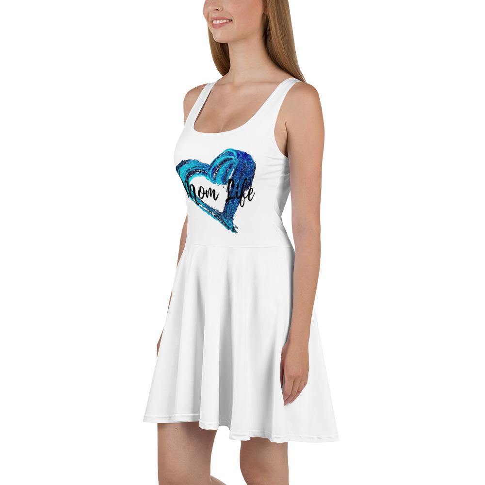 Mom Life Open Heart As Strong As The Ocean Skater Dress - Munchkin Place Shop 