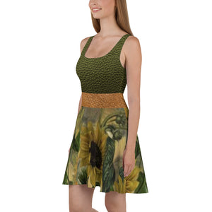 Sunflower Skater Dress