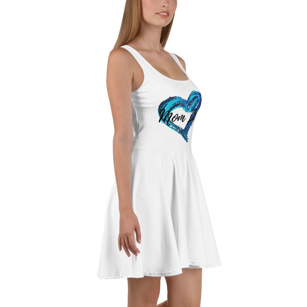 Mom Life Open Heart As Strong As The Ocean Skater Dress - Munchkin Place Shop 