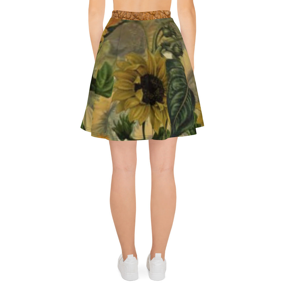 Sunflower Skater Skirt