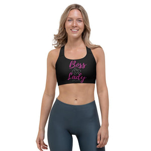 Boss Lady Sports bra - Munchkin Place Shop 