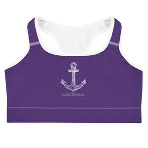 Lake Simcoe Sports bra in Purple