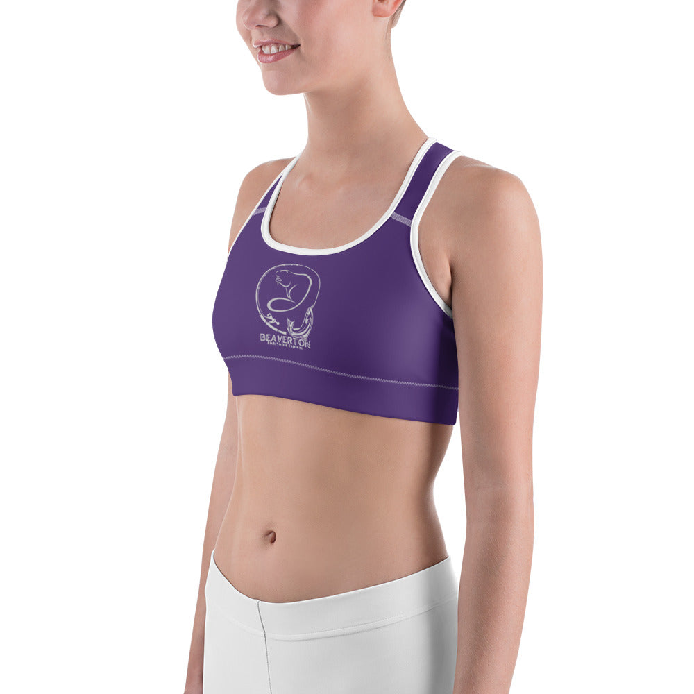 Beaverton Sports bra in Purple