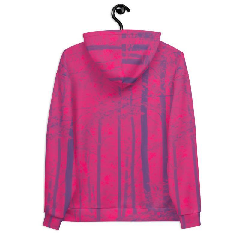 Into the Woods Hot Pink Unisex Hoodie - Munchkin Place Shop 