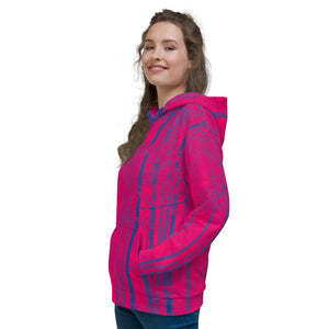Into the Woods Hot Pink Unisex Hoodie