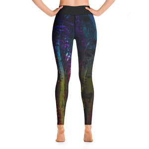 Into the Woods Yoga Leggings Fairy Forest Mystic