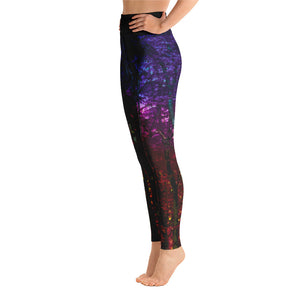 Into the Woods Yoga Leggings Fairy Forest Mystic
