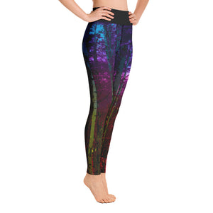 Into the Woods Yoga Leggings Fairy Forest Mystic