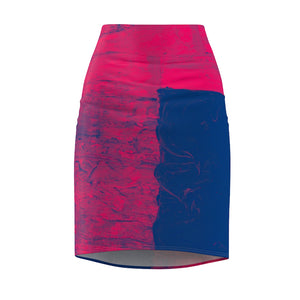 WSW Hot Pink Women's Pencil Skirt