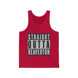 Straight Outta Beaverton Unisex Jersey Tank