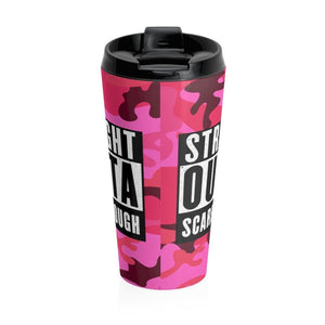 Custom Made Straight Outta Scarborough Stainless Steel Travel Mug - Munchkin Place Shop 