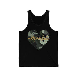 Mom Life Camo Heart Jersey Tank - Munchkin Place Shop 