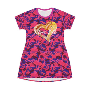 Pink Camo Mom Life Nightgown