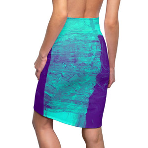 WSW Teal Women's Pencil Skirt