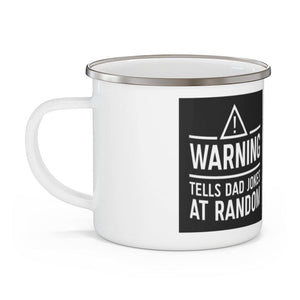 Dad Jokes Enamel Camping Mug - Munchkin Place Shop 