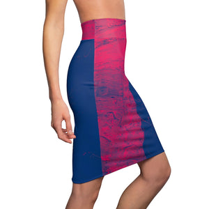 WSW Hot Pink Women's Pencil Skirt