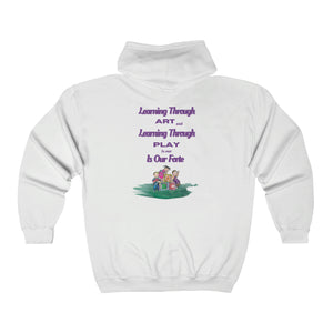 Munchkin Place Learning Adult Full Zip Hooded Sweatshirt
