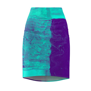 WSW Teal Women's Pencil Skirt