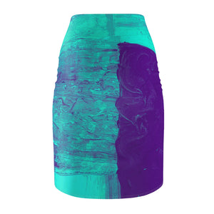 WSW Teal Women's Pencil Skirt