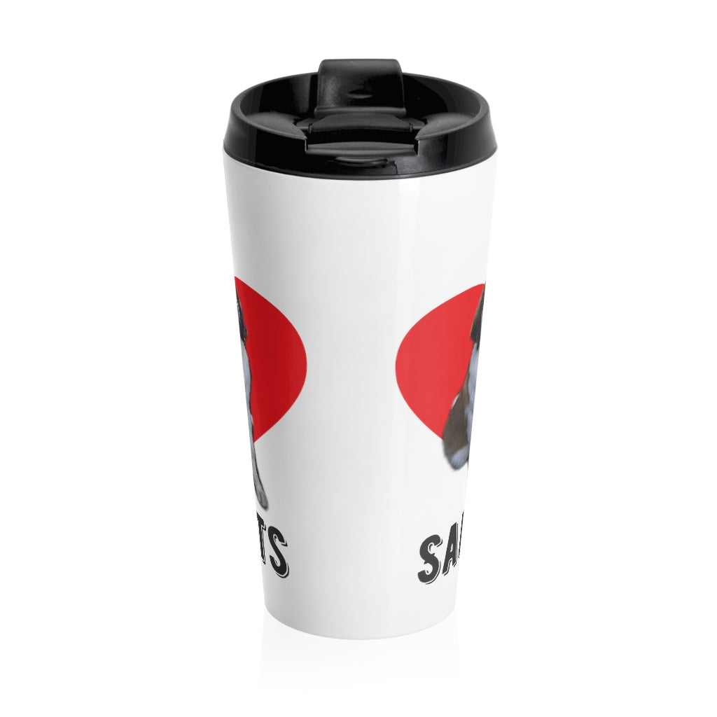I Love Saints Stainless Steel Travel Mug ll