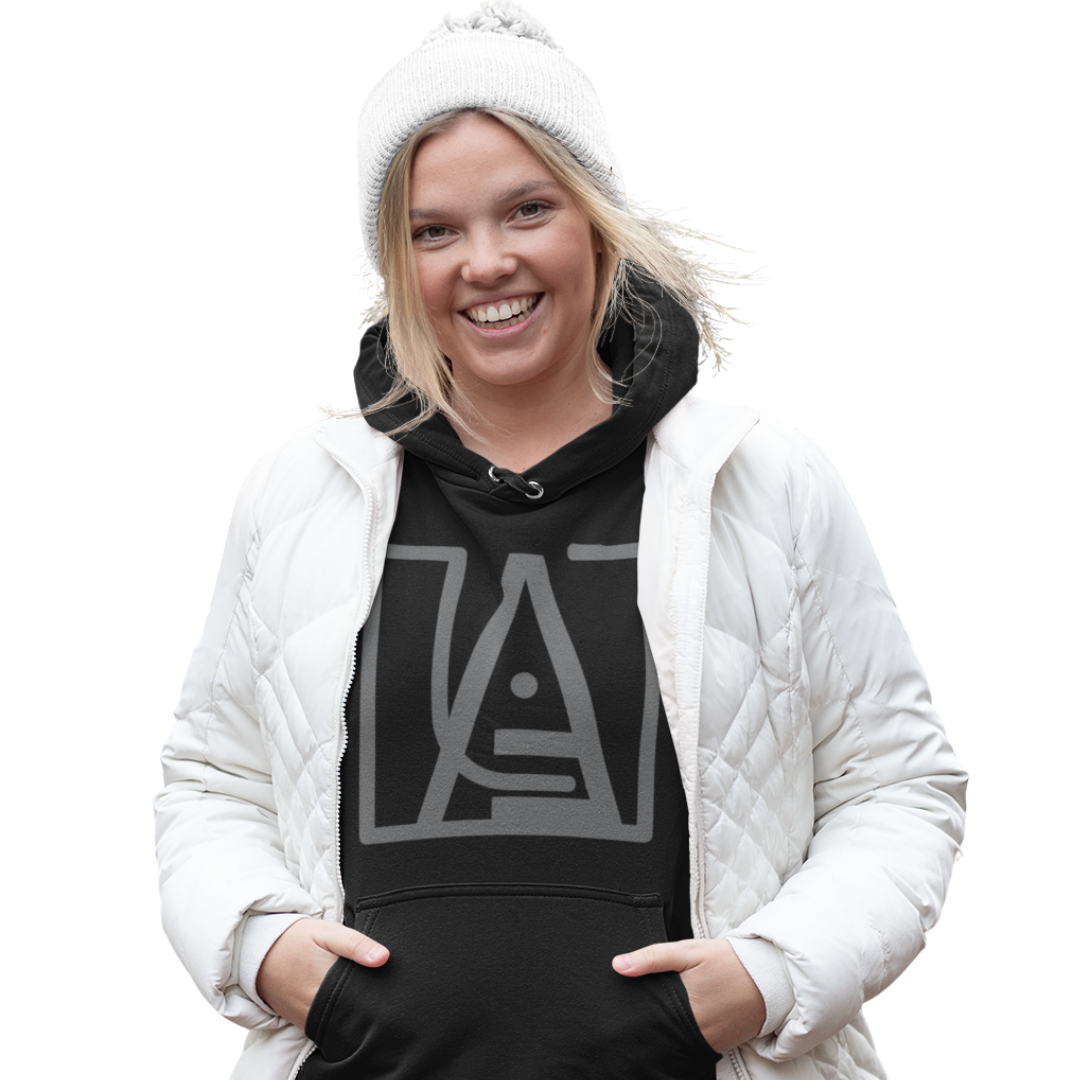 ICONIC Unisex Heavy Blend Hooded Sweatshirt Gry