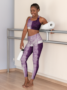 Purple WSW Padded Sports Bra