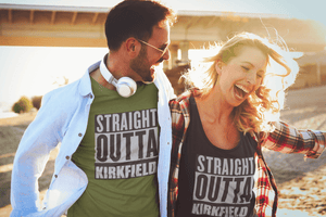 Straight Outta Kirkfield Unisex Jersey Tank - Munchkin Place Shop 